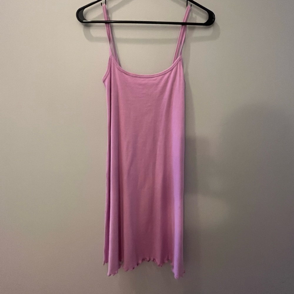 Pink ribbed sundress. Abound size XS